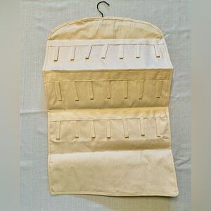 Beige Roll-Up Organizer